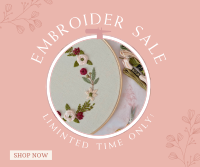 Embroidery Sale Facebook Post