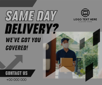 Courier Delivery Services Facebook Post