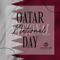 Qatar National Day Greeting Instagram Post