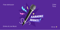 Karaoke Night Blast Twitter Post