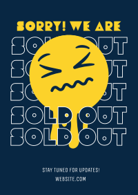 Sorry Sold Out Poster