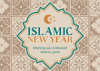 Islamic New Year Wishes Postcard