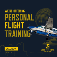 Hiring Flight Instructor Instagram Post Design