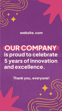 Quirky Company Anniversary TikTok Video