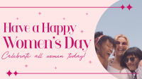 Happy Women's Day Animation