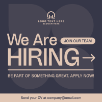 Corporate Hiring Instagram Post Design