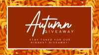 Leafy Autumn Giveaway Facebook Event Cover