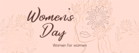  Aesthetic Women's Day Facebook Cover Image Preview