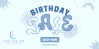 Hippie Birthday Sale Twitter Post