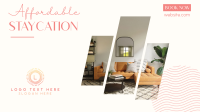 Affordable Staycation Facebook Event Cover