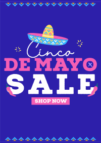 Party with Sombrero Sale Poster