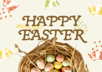 Easter Sunday Greeting Postcard Image Preview
