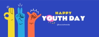 Hand Sign Of The Youth Facebook Cover