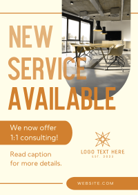 New Service Available Flyer Image Preview