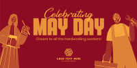 Celebrating May Day Twitter Post