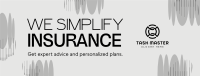 Abstract Simple Insurance Facebook Cover Image Preview