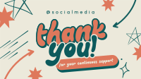 Quirky Thank you Facebook Event Cover