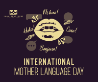 Language Day Greeting Facebook Post