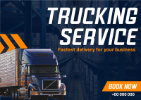 Trucking Delivery  Postcard