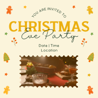 Christmas Eve Party Instagram Post Design