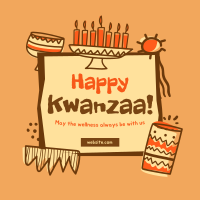 Kwanzaa Doodle Instagram Post