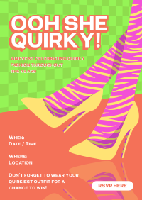 Ooh She Quirky! Poster