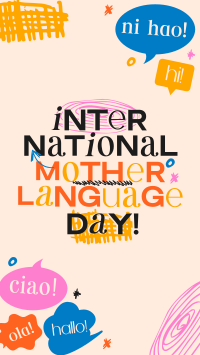 Doodle International Mother Language Day Facebook Story