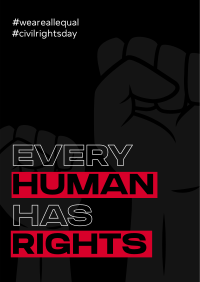 Every Human Has Rights Poster