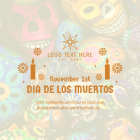 Dia De Muertos Instagram Post Design