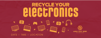 Recycle your Electronics Facebook Cover Design