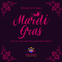 Mardi Gras Flo Corners Instagram Post Image Preview