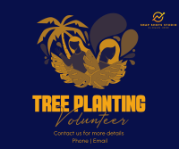 Minimalist Planting Volunteer Facebook Post