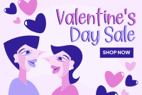 Valentine's Day Couple Pinterest Cover Image Preview