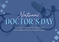 National Doctor's Day Postcard