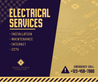Electrical Services List Facebook Post