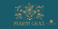 Mardi Gras Glamour Twitter Post