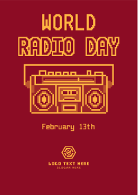 Radio 8 Bit Flyer