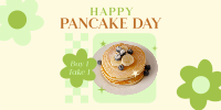 Cute Pancake Day Twitter Post