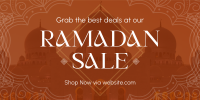 Biggest Ramadan Sale Twitter Post Design