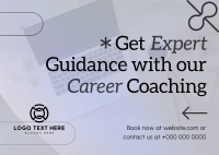 Modern Career Coaching Postcard