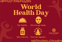 Health Day Tips Pinterest Cover Image Preview