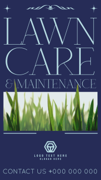 Elegant Lawn Care Instagram Reel Image Preview