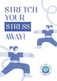 Stretch Your Stress Away Flyer