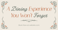  Art Nouveau Restaurant Facebook Ad