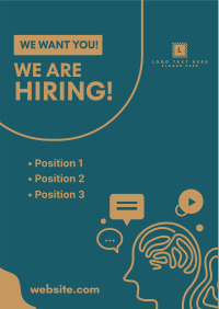 Creative Team Hiring Flyer