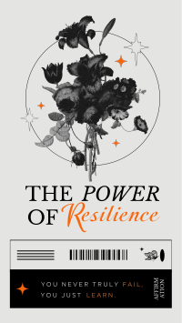 Power of Resilience Quote Instagram Reel Design