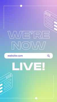 Live Website Announcement Facebook Story