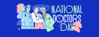 Modern Quirky Doctor's Day Facebook Cover