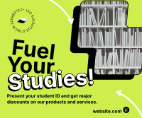 Fuel Your Studies Facebook Post