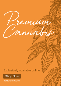 Premium Marijuana Poster